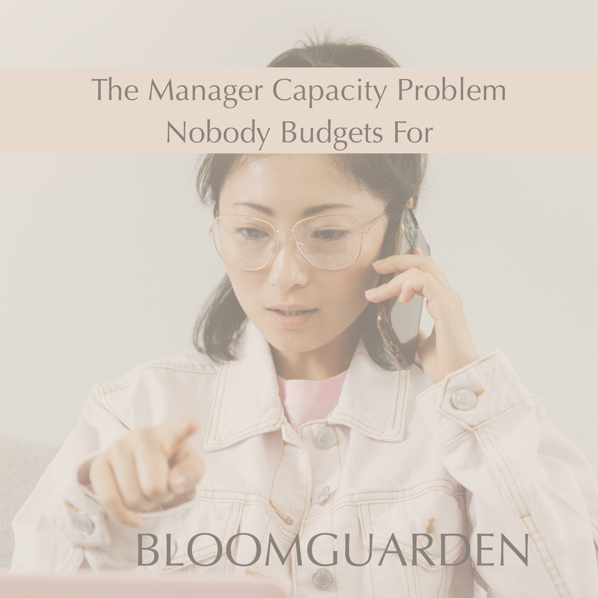 Business managers reviewing staffing plans, employee onboarding needs, and operational priorities to assess management capacity during organizational growth.